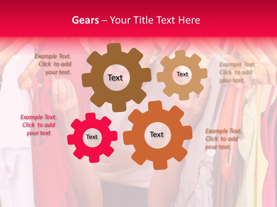 Young Beautiful Person PowerPoint Template