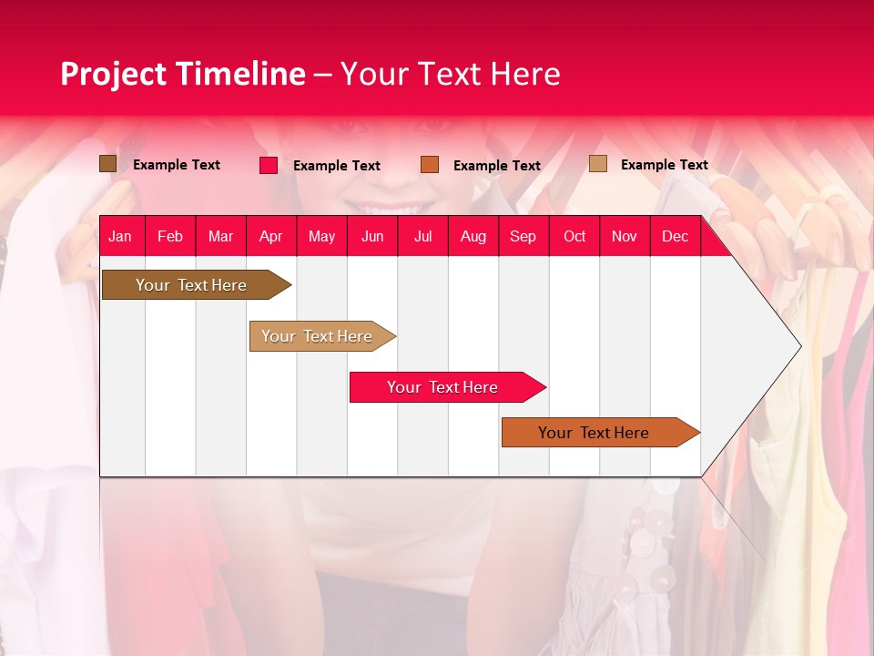 Young Beautiful Person PowerPoint Template