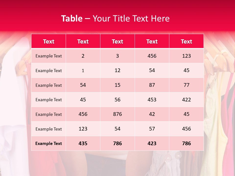 Young Beautiful Person PowerPoint Template