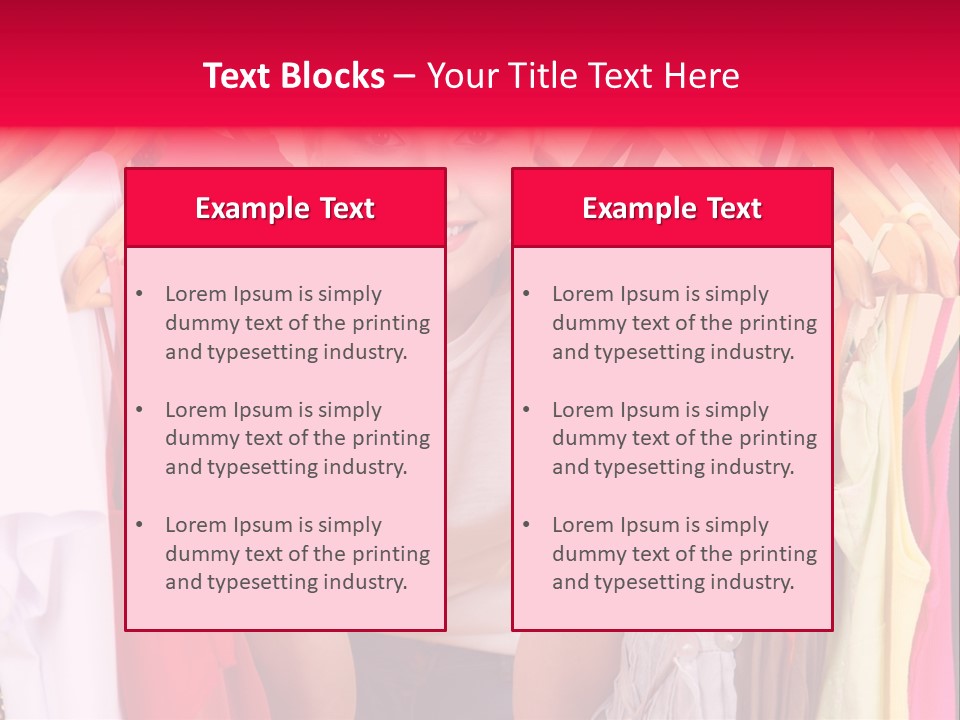 Young Beautiful Person PowerPoint Template