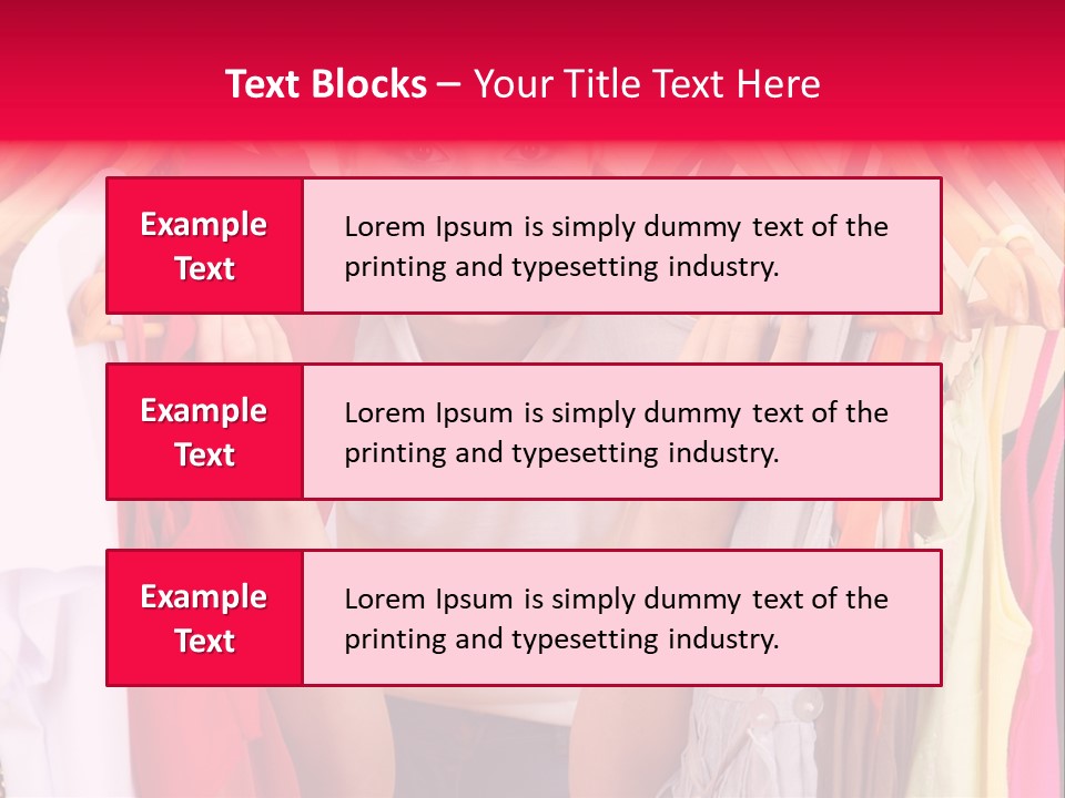 Young Beautiful Person PowerPoint Template