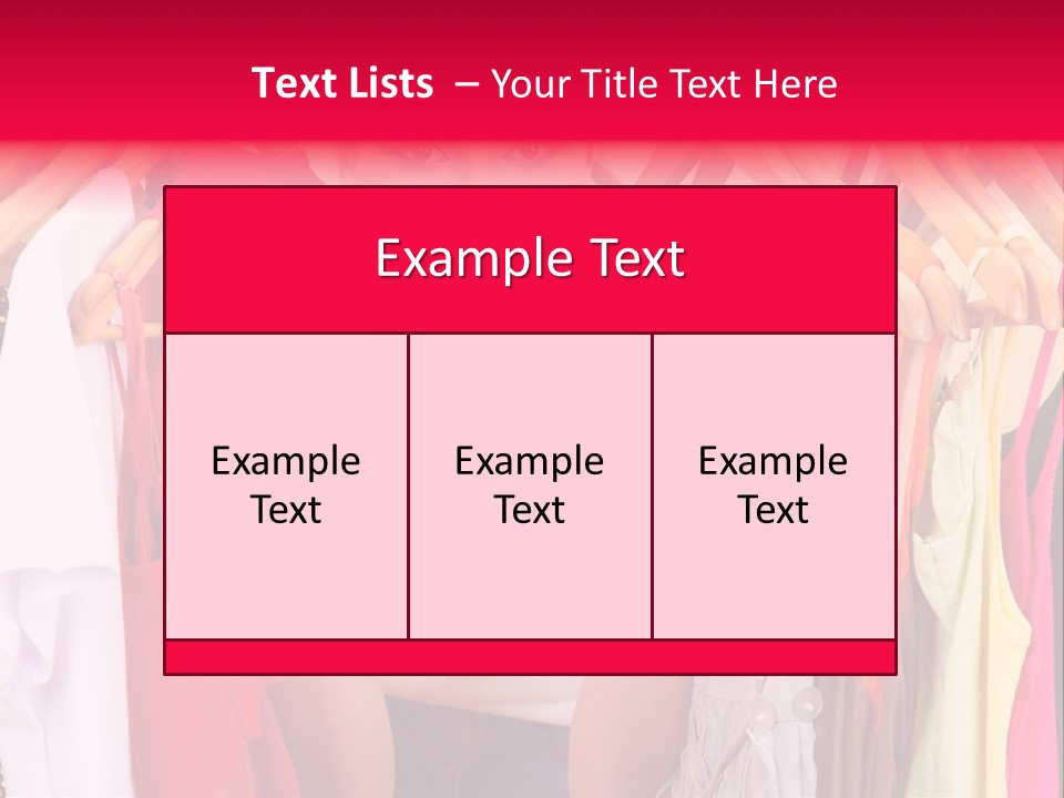Young Beautiful Person PowerPoint Template