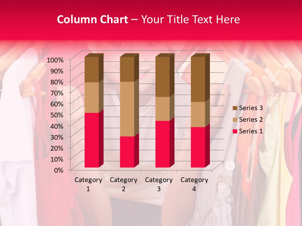 Young Beautiful Person PowerPoint Template