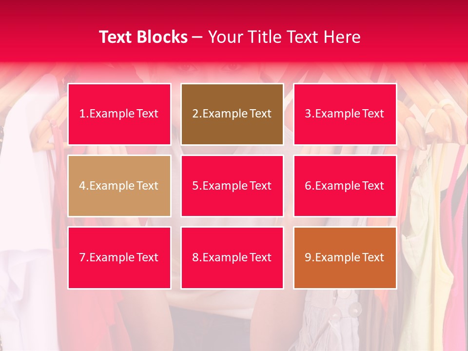 Young Beautiful Person PowerPoint Template