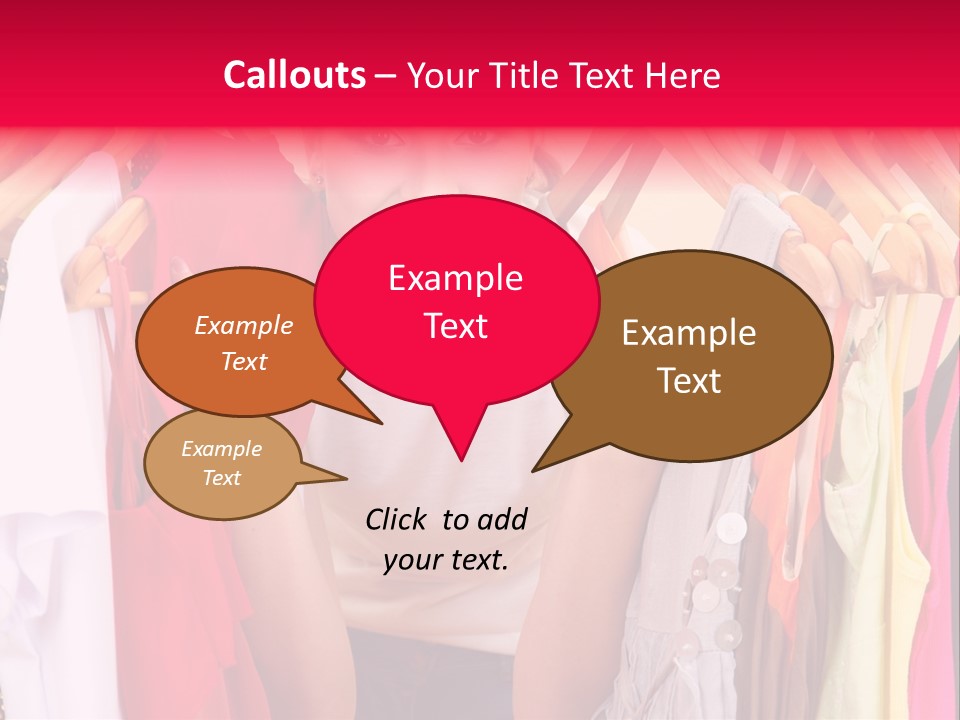 Young Beautiful Person PowerPoint Template