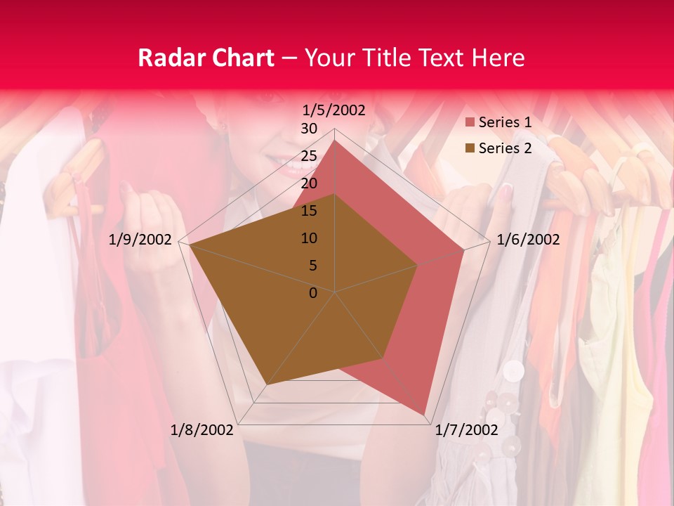 Young Beautiful Person PowerPoint Template