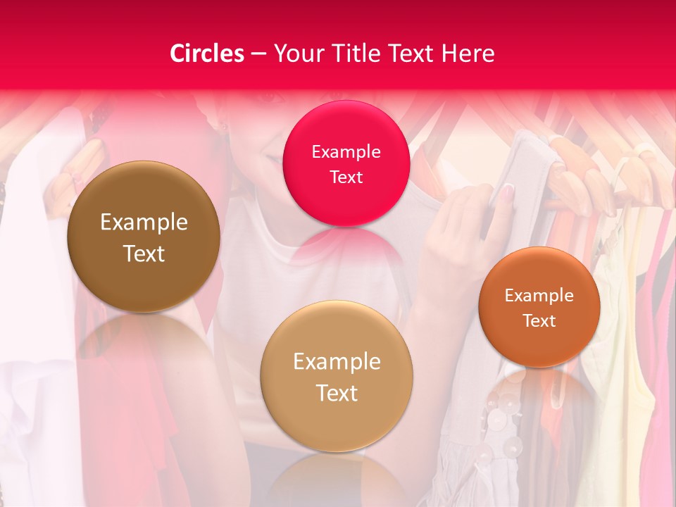 Young Beautiful Person PowerPoint Template