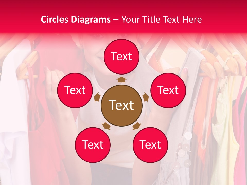 Young Beautiful Person PowerPoint Template