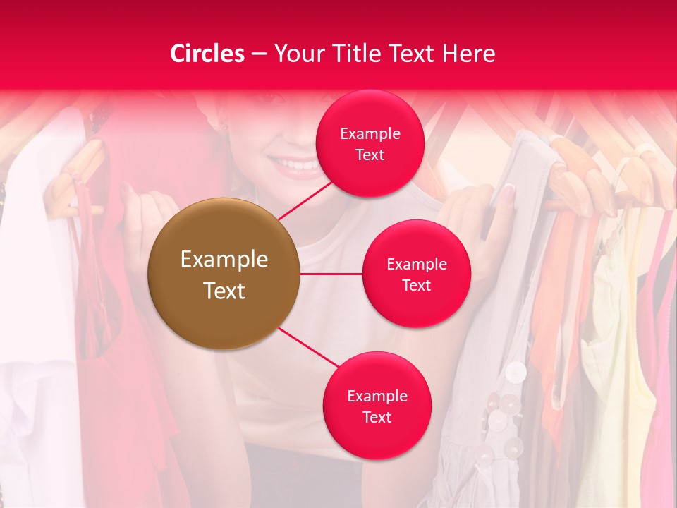 Young Beautiful Person PowerPoint Template