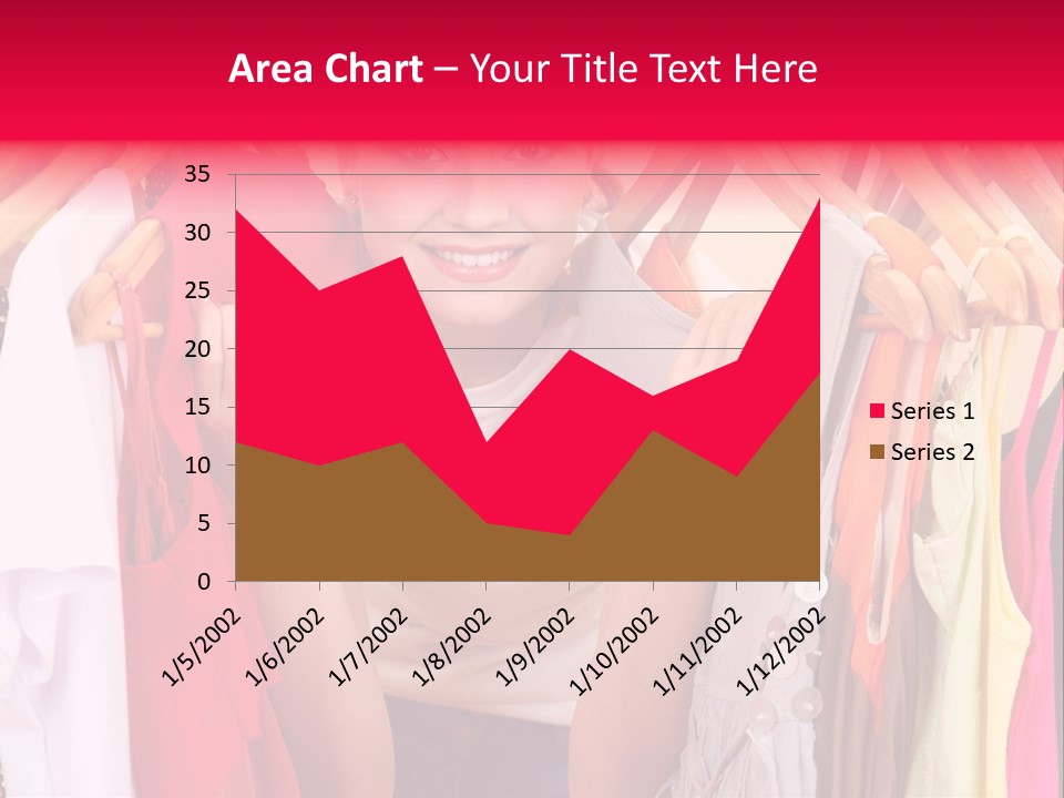 Young Beautiful Person PowerPoint Template