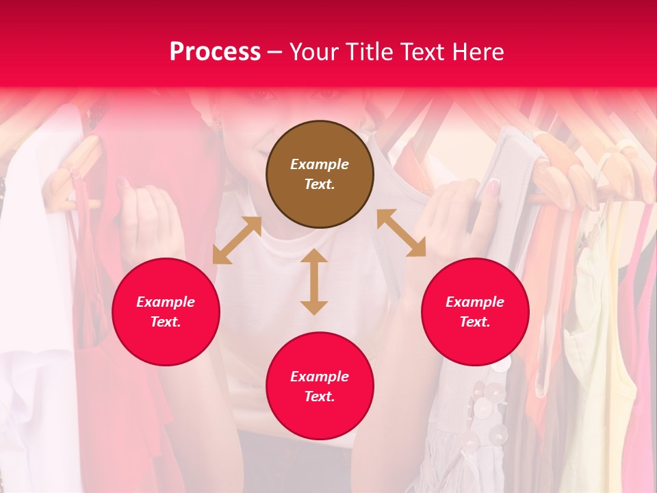 Young Beautiful Person PowerPoint Template