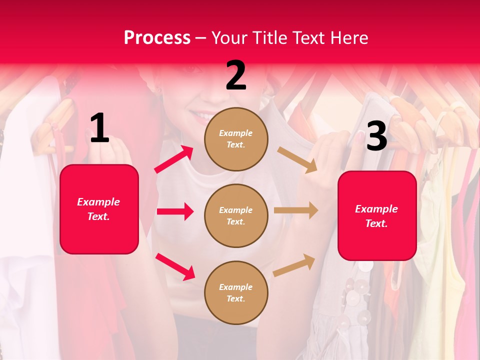 Young Beautiful Person PowerPoint Template