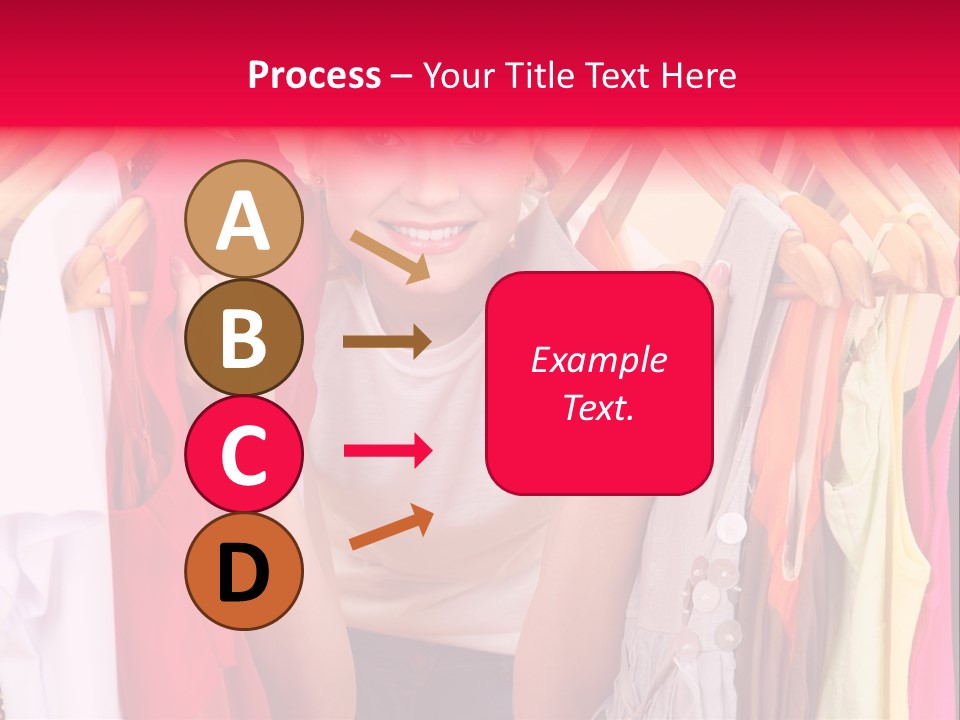 Young Beautiful Person PowerPoint Template