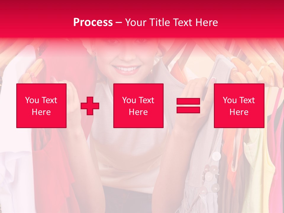 Young Beautiful Person PowerPoint Template