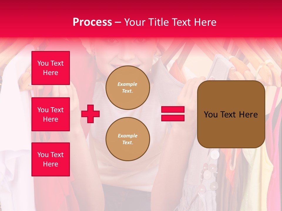 Young Beautiful Person PowerPoint Template