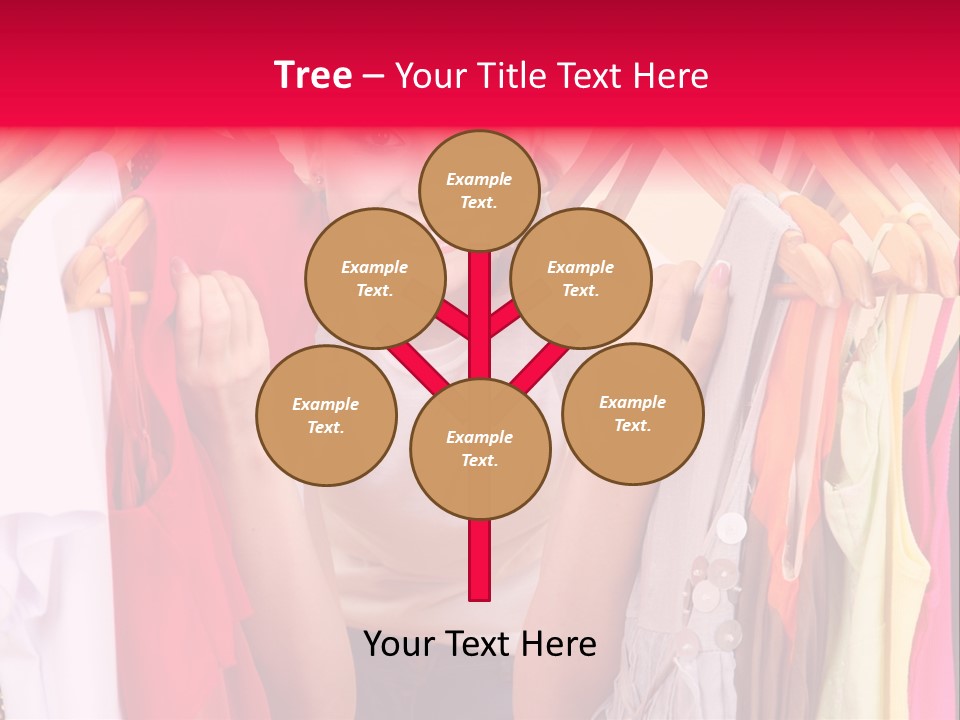 Young Beautiful Person PowerPoint Template