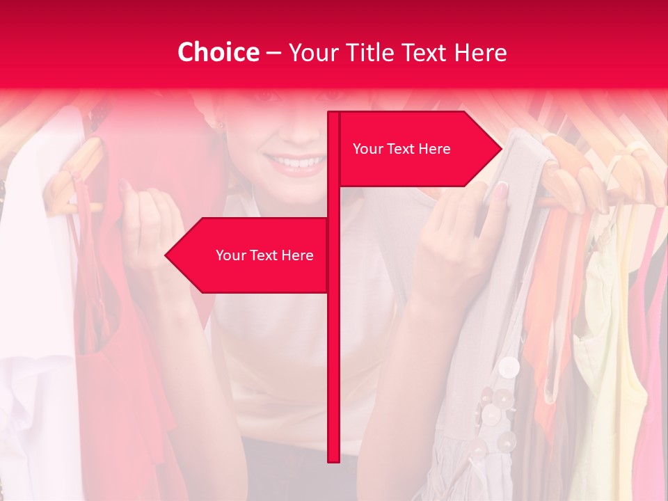 Young Beautiful Person PowerPoint Template