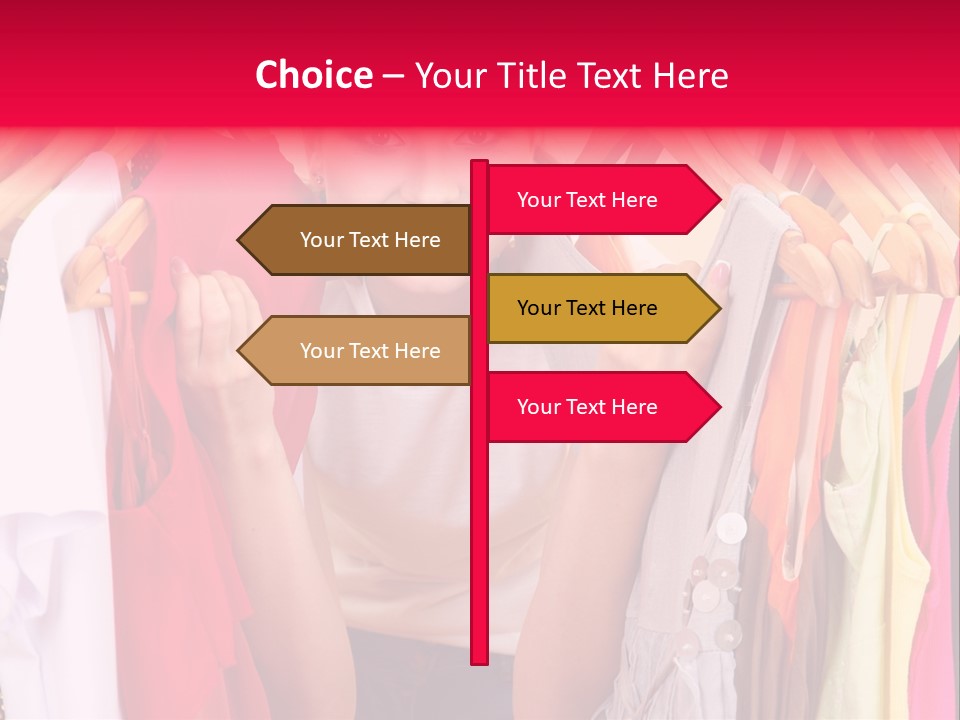 Young Beautiful Person PowerPoint Template