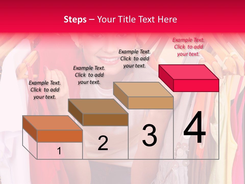 Young Beautiful Person PowerPoint Template