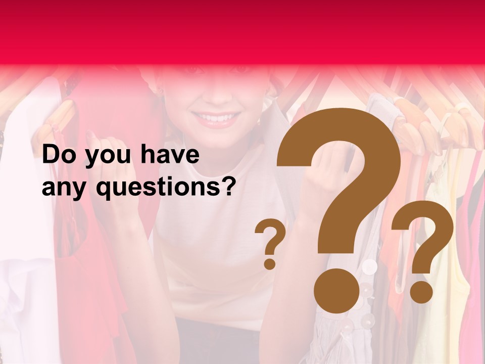 Young Beautiful Person PowerPoint Template