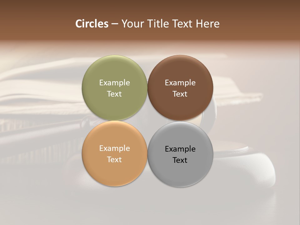 Law Table Judgement PowerPoint Template
