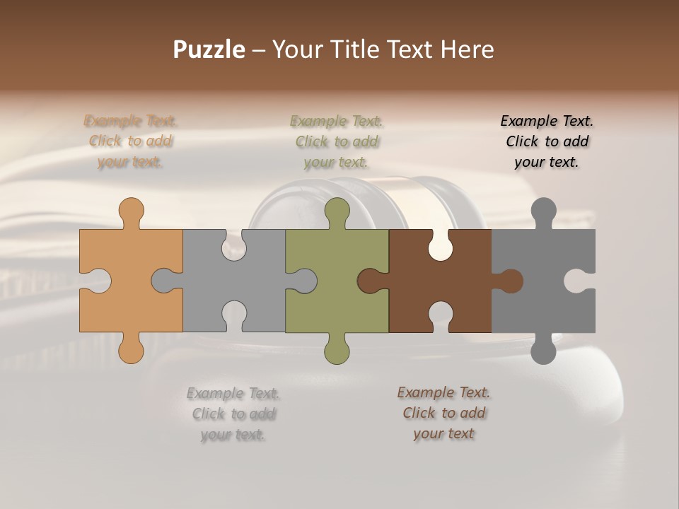Law Table Judgement PowerPoint Template