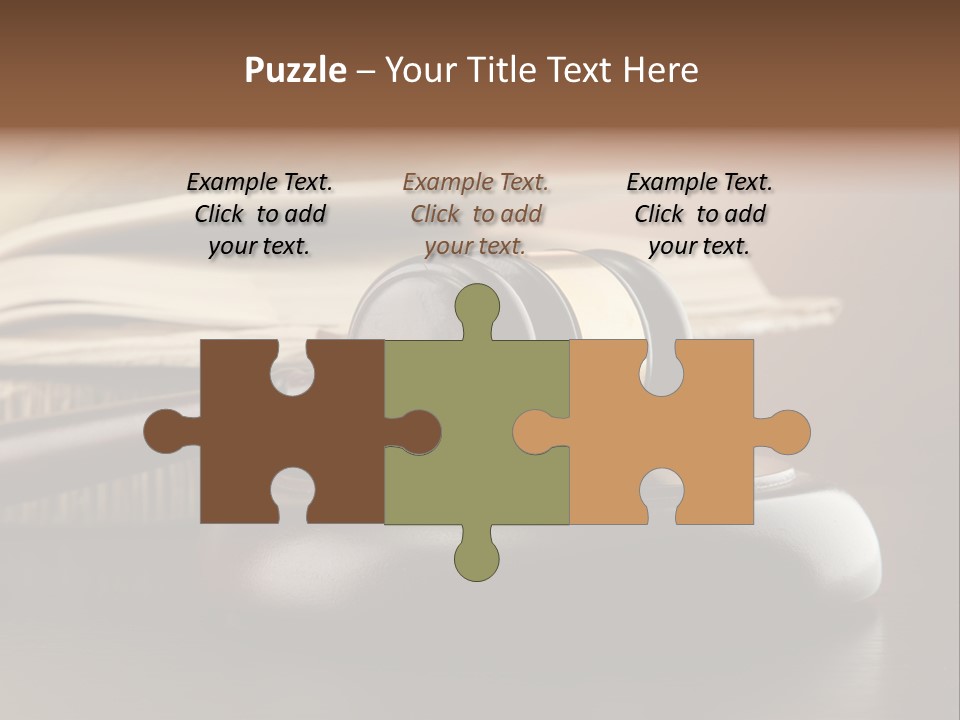 Law Table Judgement PowerPoint Template