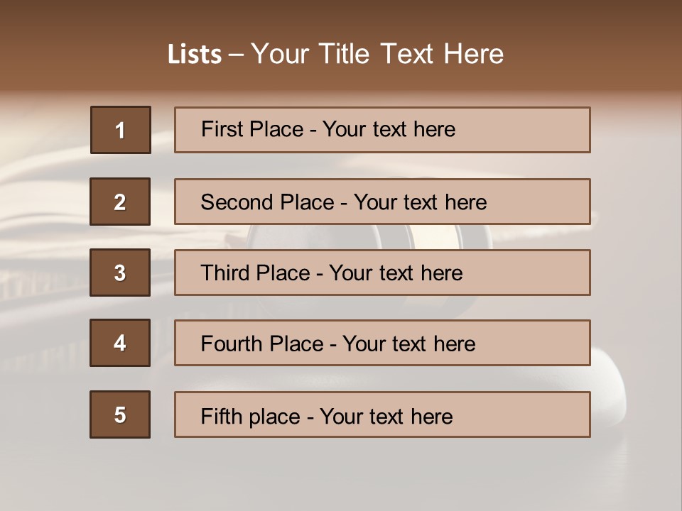 Law Table Judgement PowerPoint Template