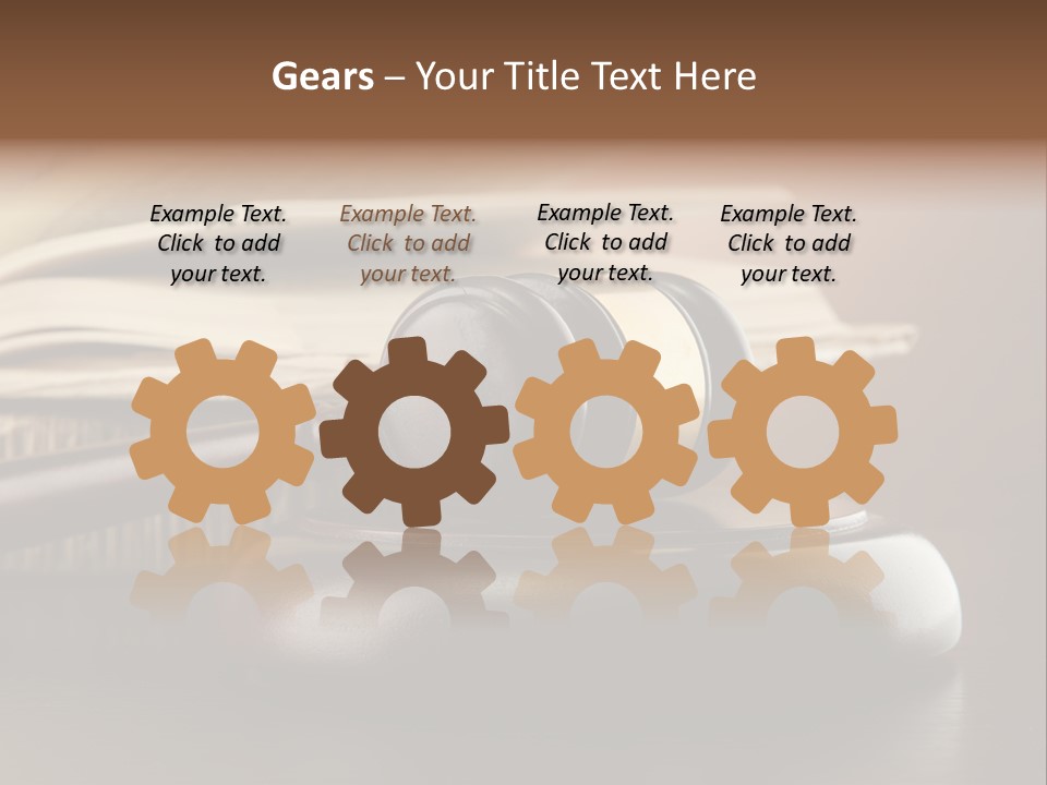 Law Table Judgement PowerPoint Template