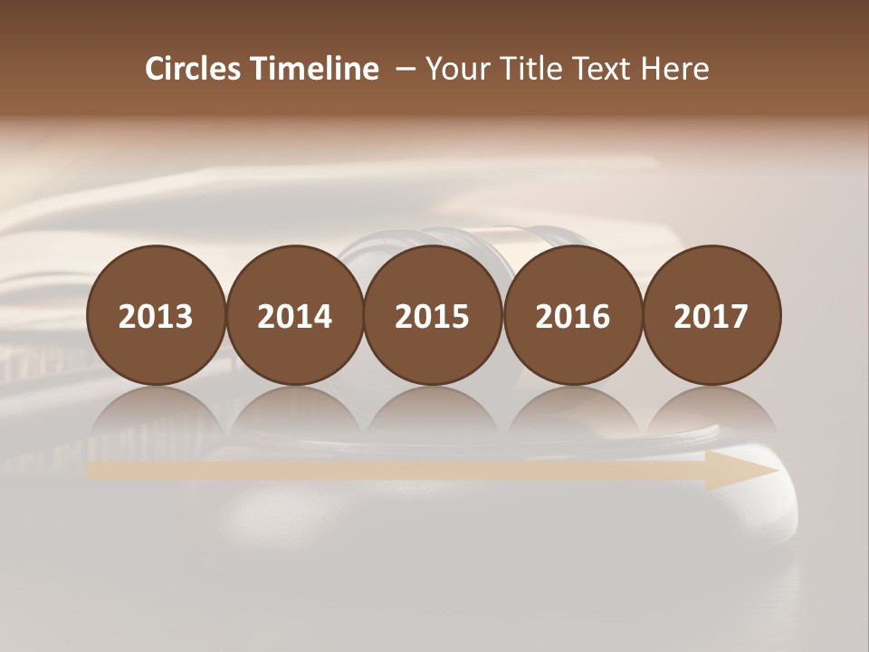 Law Table Judgement PowerPoint Template