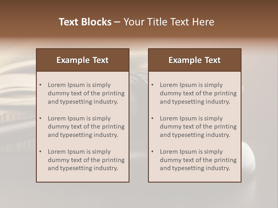 Law Table Judgement PowerPoint Template