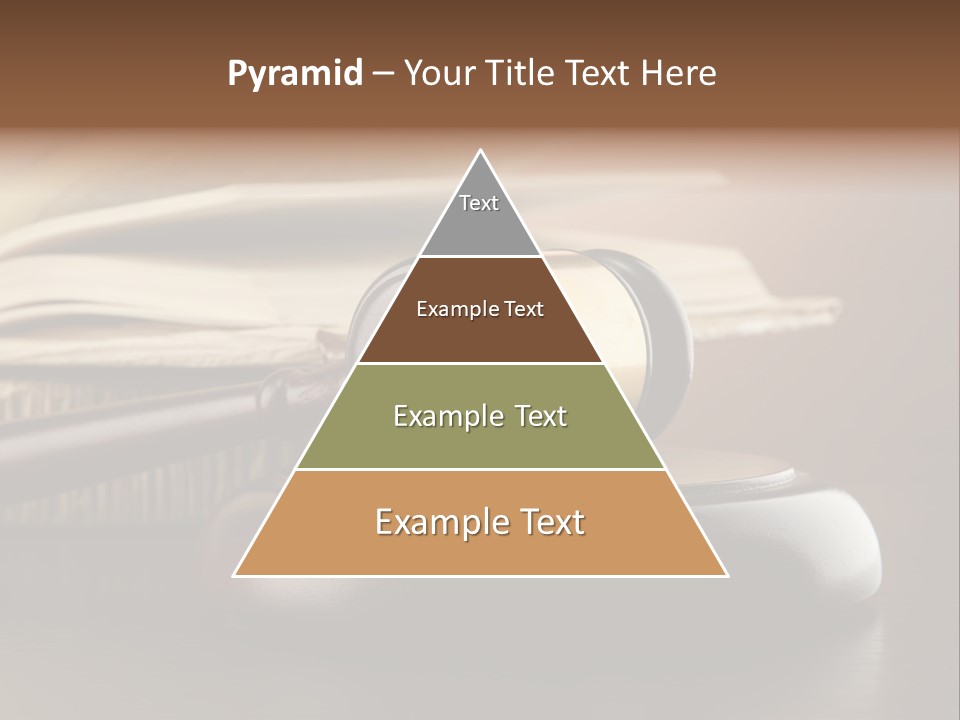 Law Table Judgement PowerPoint Template