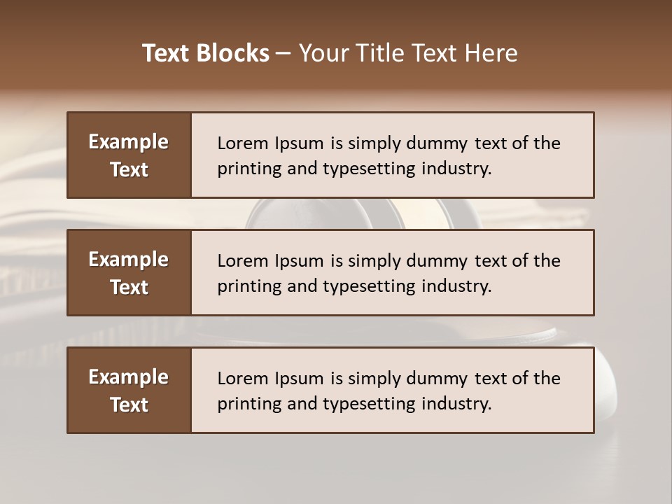 Law Table Judgement PowerPoint Template