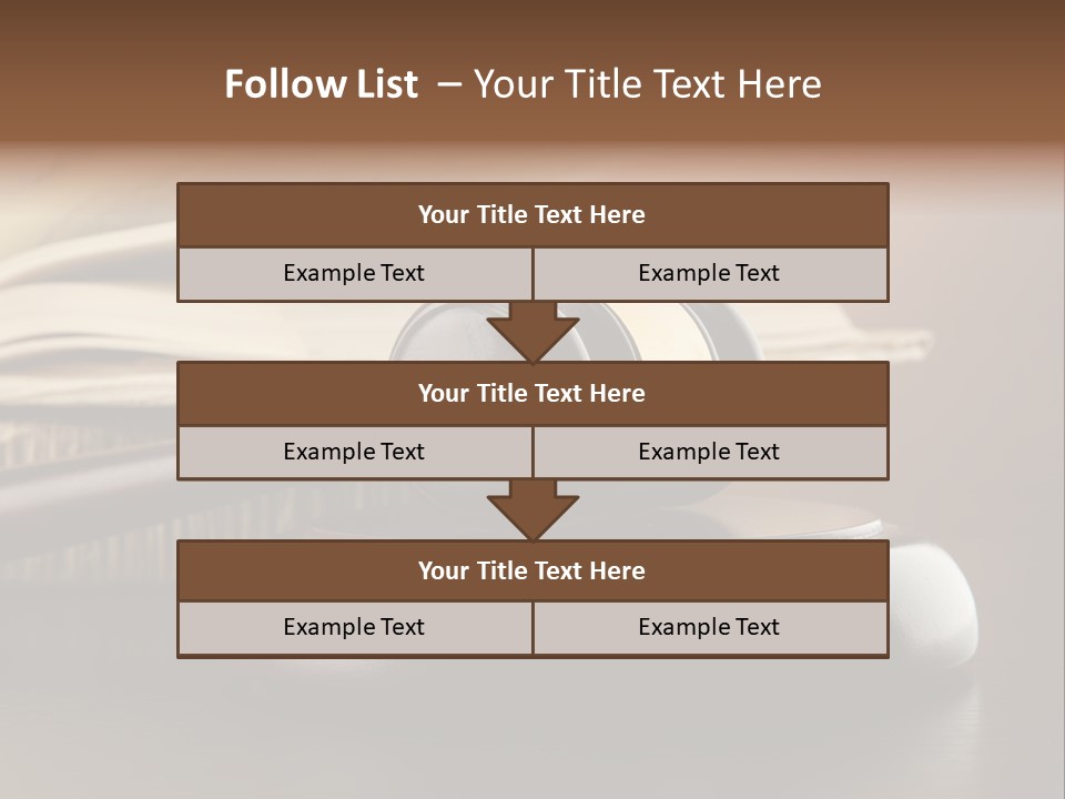 Law Table Judgement PowerPoint Template