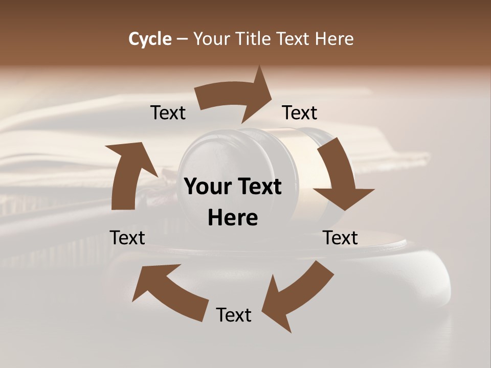 Law Table Judgement PowerPoint Template