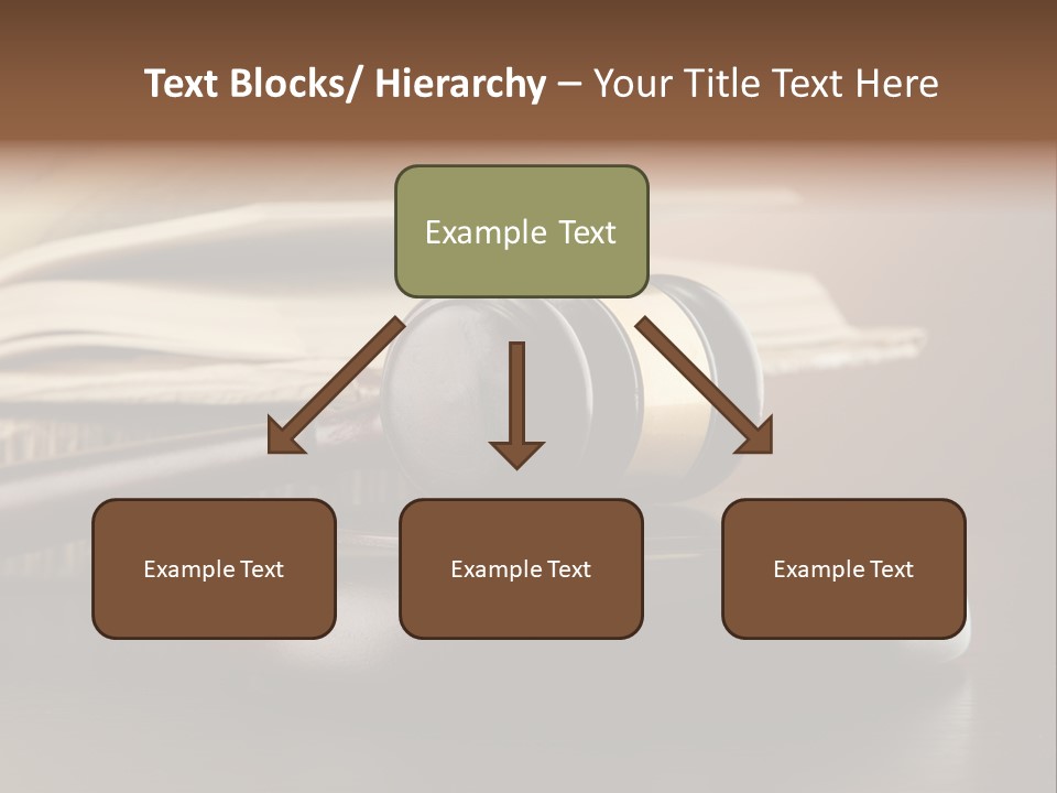 Law Table Judgement PowerPoint Template