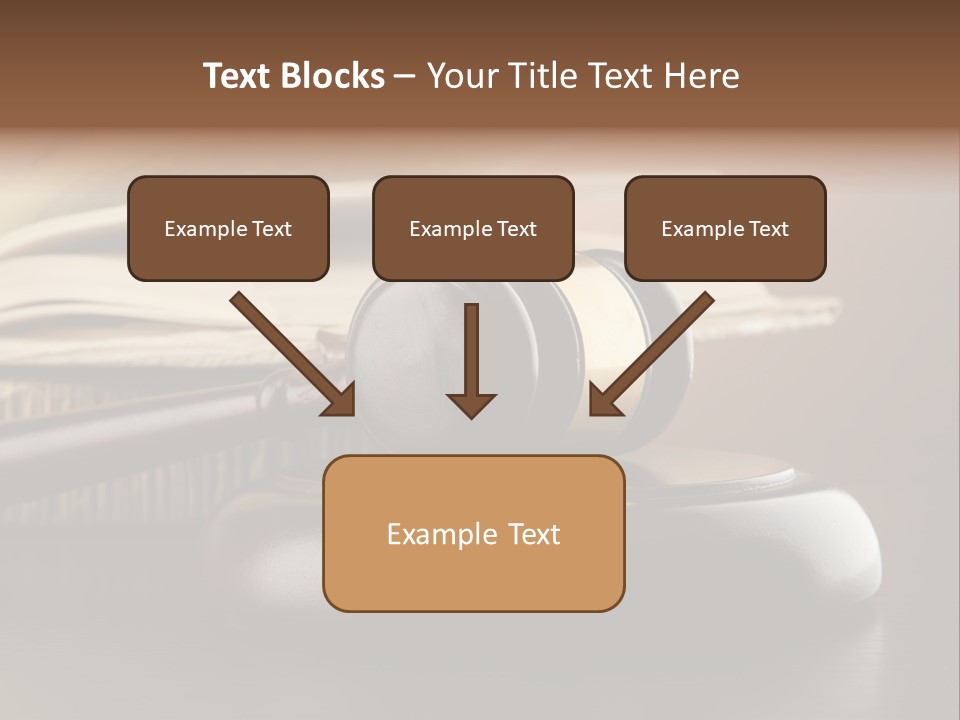 Law Table Judgement PowerPoint Template