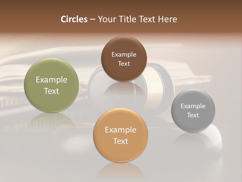 Law Table Judgement PowerPoint Template