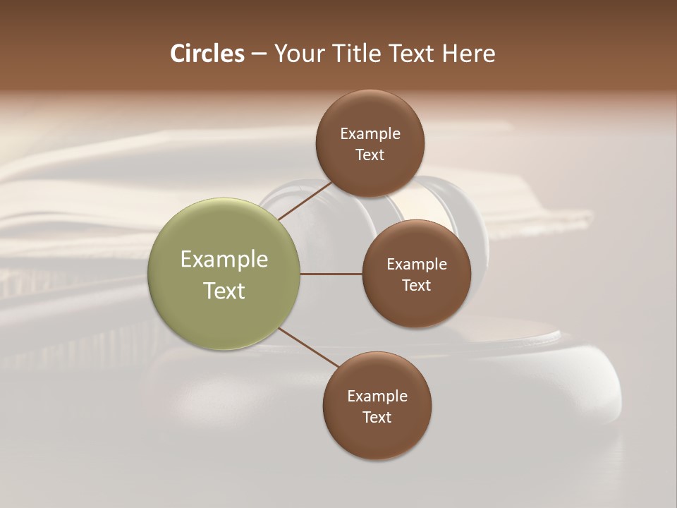 Law Table Judgement PowerPoint Template