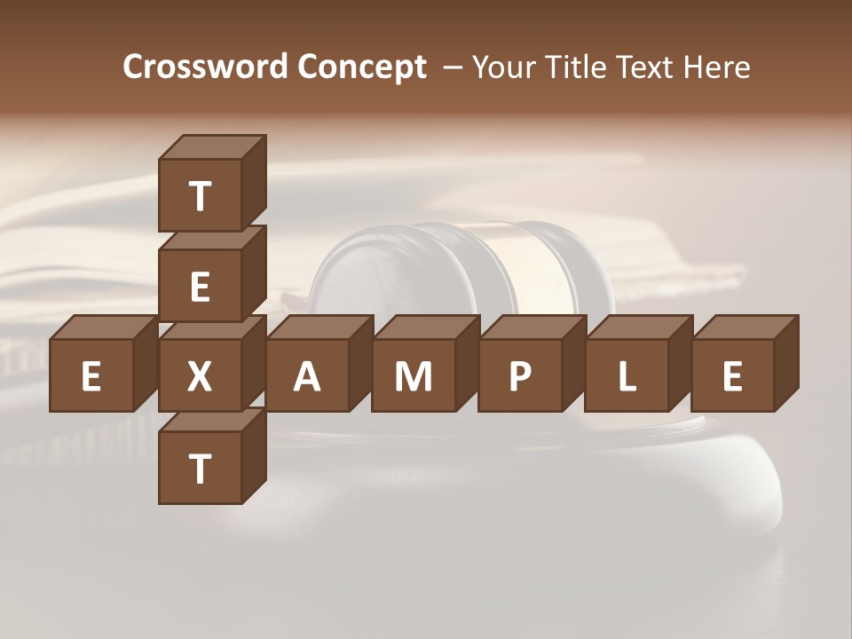 Law Table Judgement PowerPoint Template