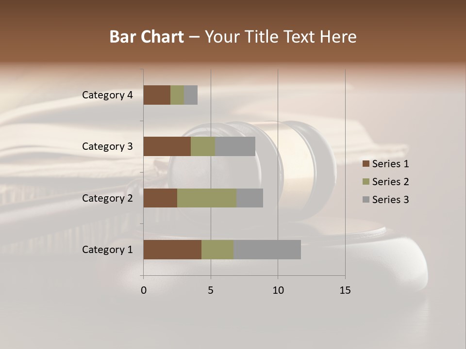 Law Table Judgement PowerPoint Template