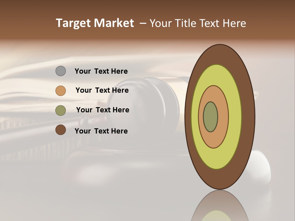 Law Table Judgement PowerPoint Template
