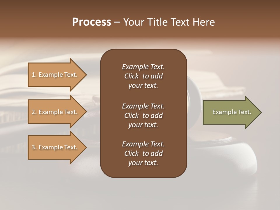 Law Table Judgement PowerPoint Template