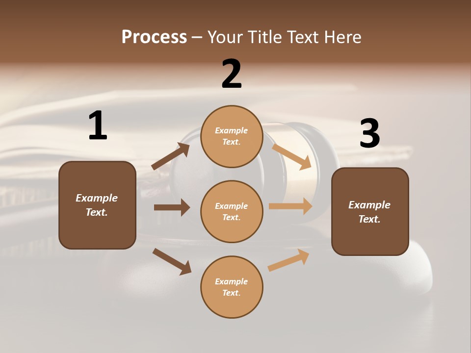Law Table Judgement PowerPoint Template