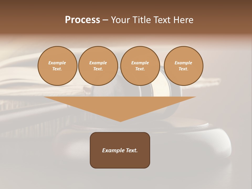 Law Table Judgement PowerPoint Template