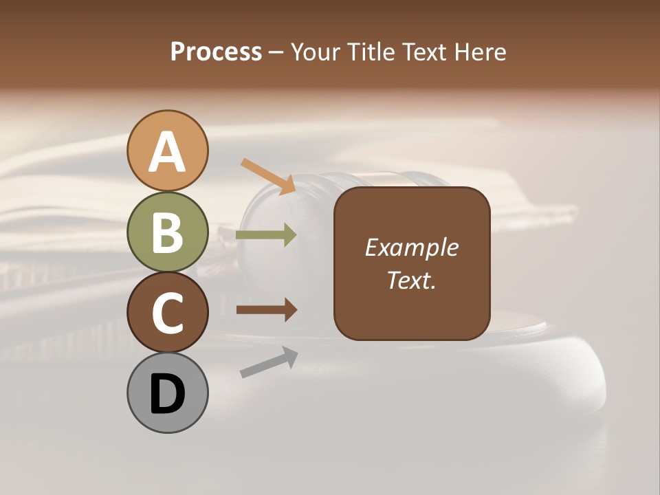 Law Table Judgement PowerPoint Template