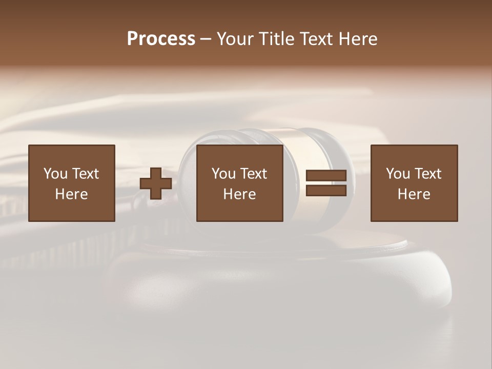 Law Table Judgement PowerPoint Template