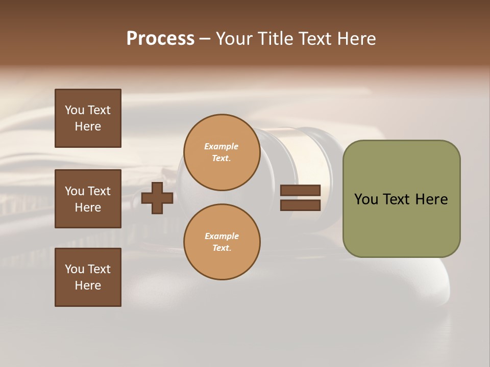 Law Table Judgement PowerPoint Template