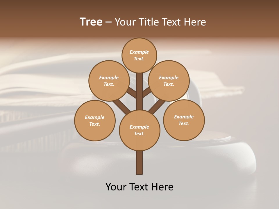 Law Table Judgement PowerPoint Template
