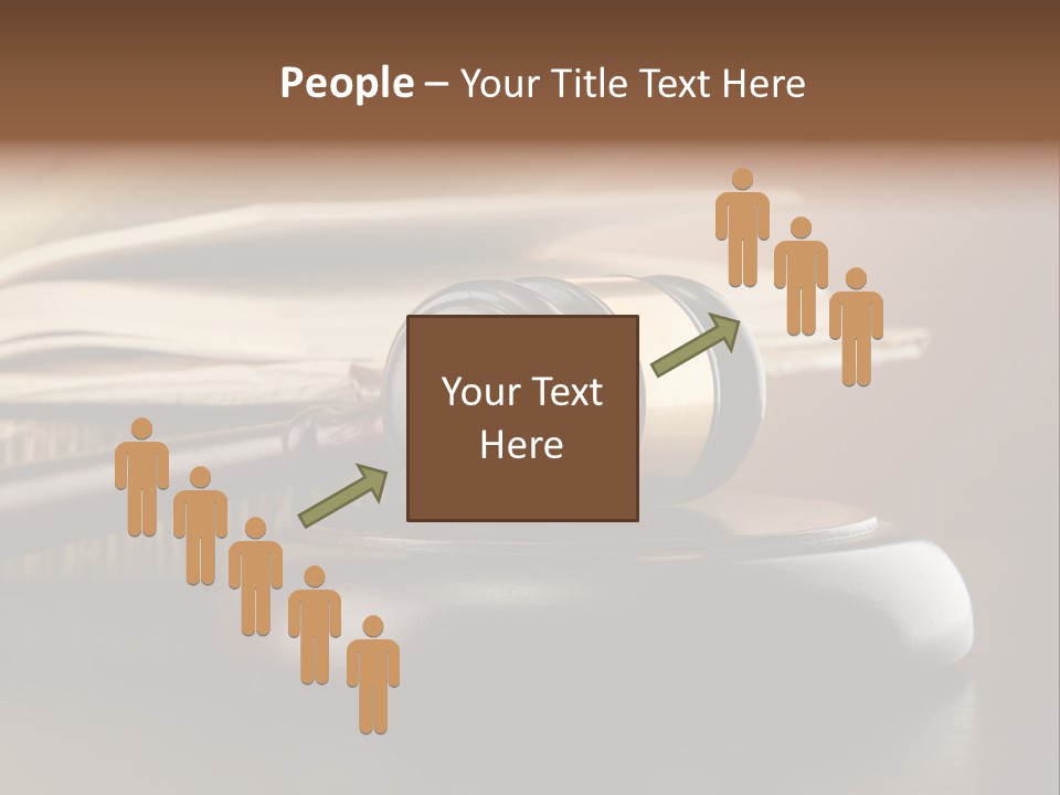 Law Table Judgement PowerPoint Template